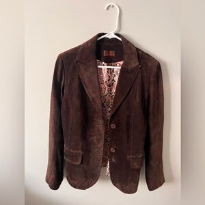 Danier Brown Suede Women’s Jacket | Size Medium